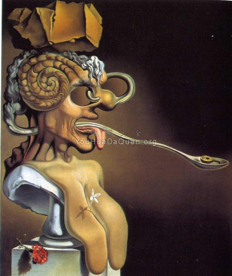 毕加索的肖像 - 萨尔瓦多·达利